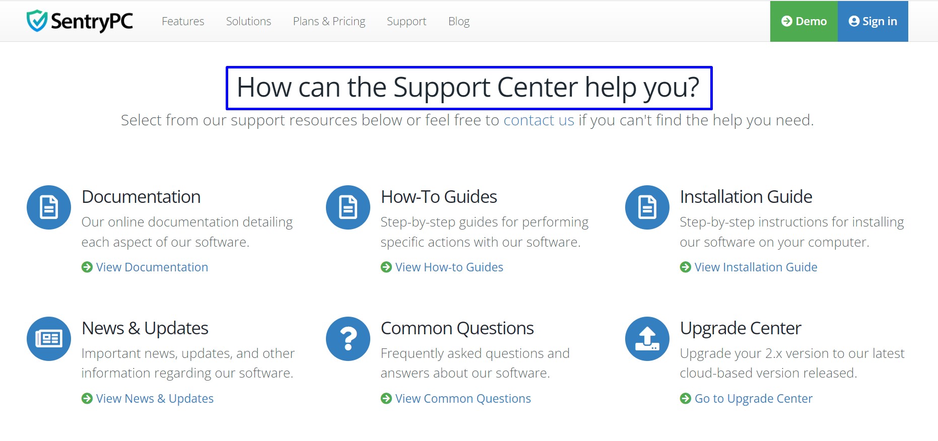 support-sentrypc-review
