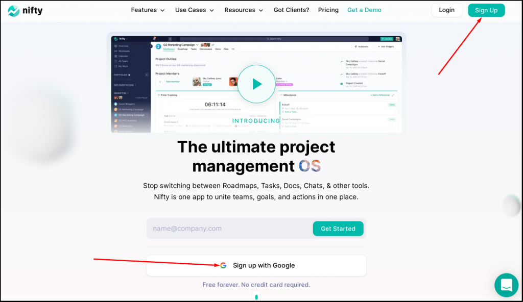 nifty-pm-sign-up