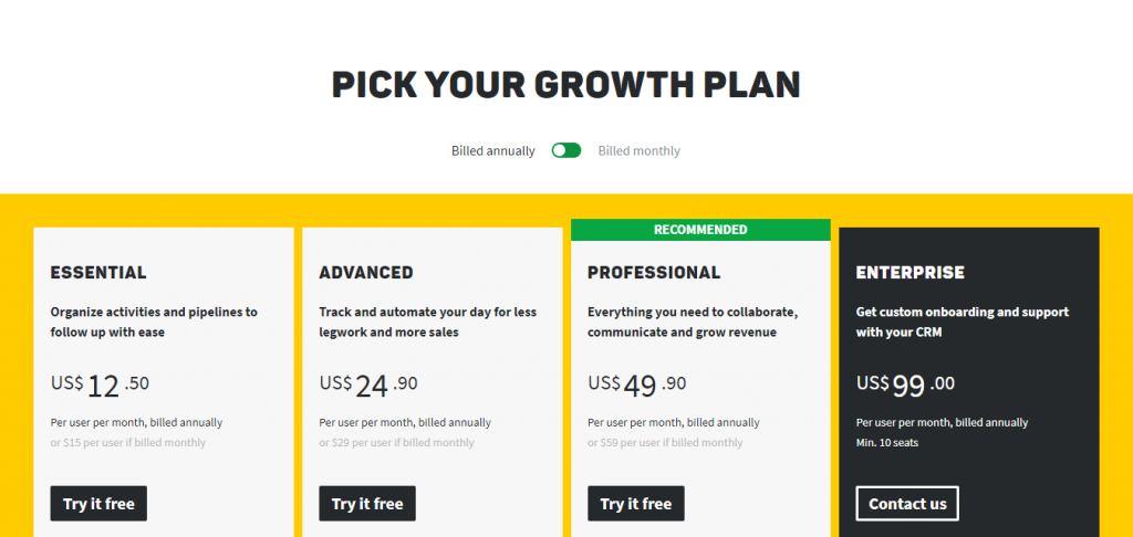 pipedrive-pricing